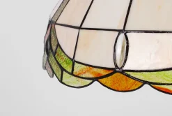 Sklep Kaja Lampa wisząca z kloszem w stylu art deco K-P162166 PAPI | Kaja* Randole Tradycyjne|Lampy Wiszące Witrażowe