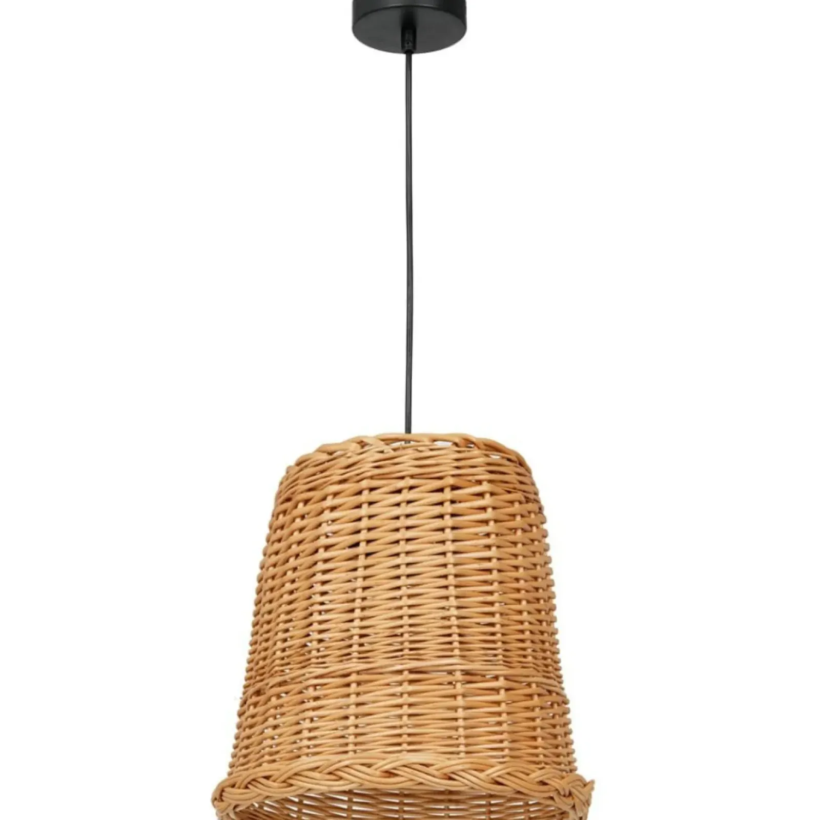 Sklep Kaja Lampa wisząca z kloszem z naturalnego materiału MLP7990 z serii VIMINI | Kaja Oś Fashion