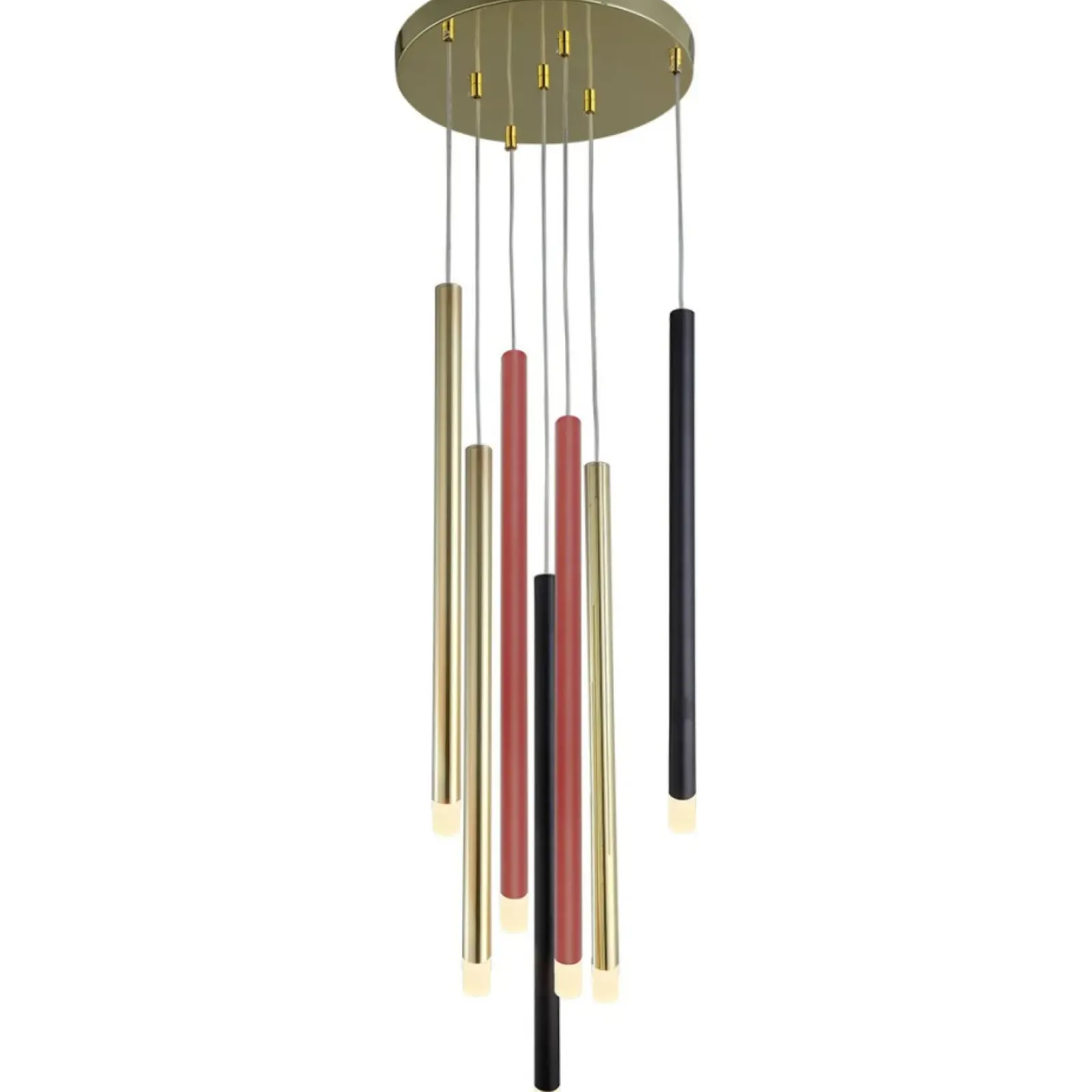 Sklep Kaja Lampa wisząca z kolorowymi tubami LP-894/7P MIXED LUNGO | Kaja Best Sale