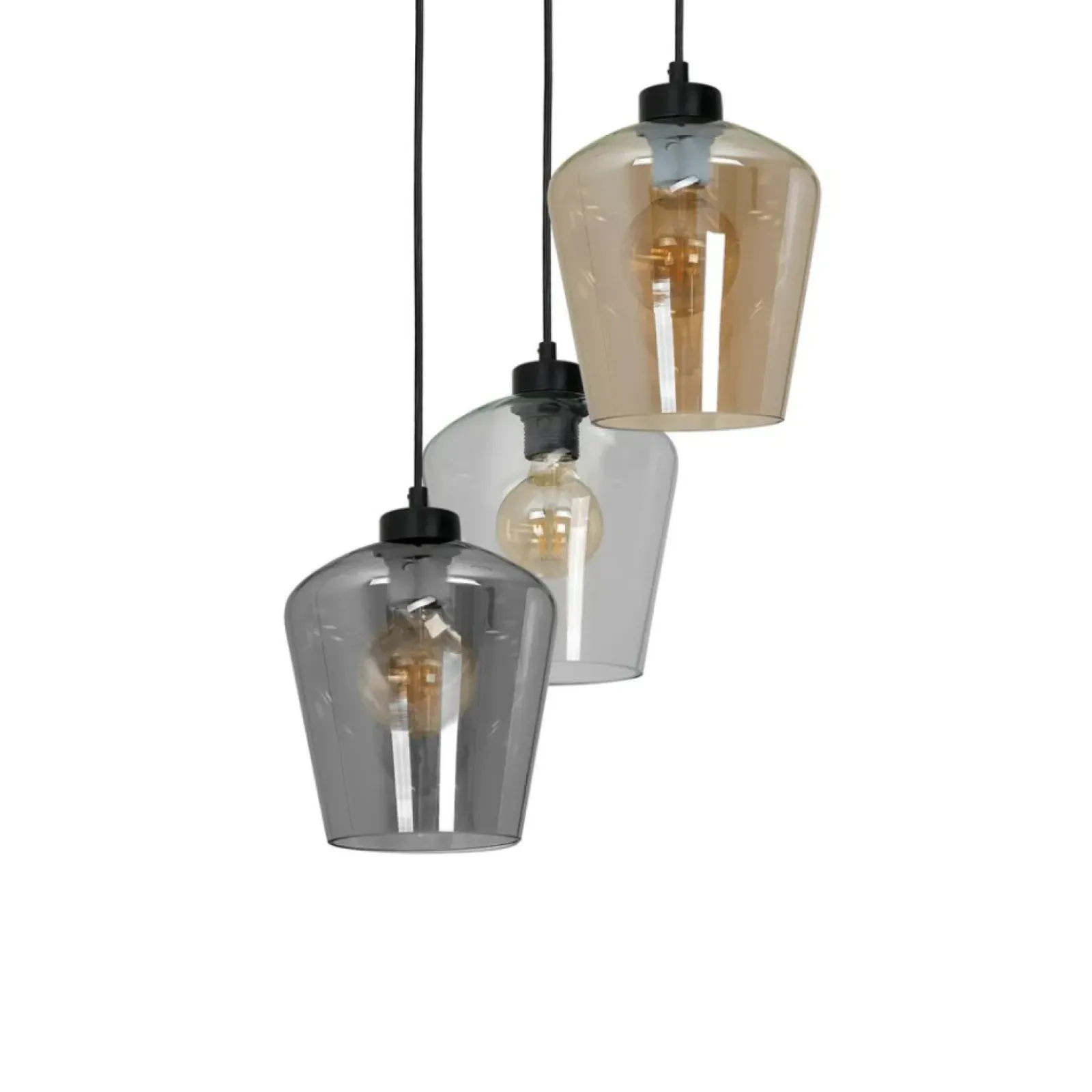 Sklep Kaja Lampa wisząca z kolorowymi kloszami MLP6614 SANTIAGO | Kaja Shop