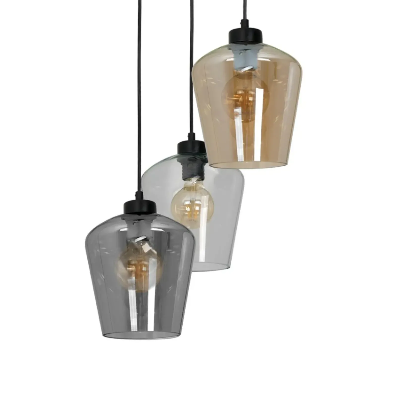 Sklep Kaja Lampa wisząca z kolorowymi kloszami MLP6614 SANTIAGO | Kaja Shop