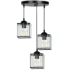 Sklep Kaja Lampa wisząca z kryształowymi kloszami 33-21137 GLASSIA | Kaja Discount
