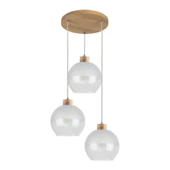 Sklep Kaja Lampa wisząca z kulistymi, ozdobnymi kloszami 1860374R LINEA | Kaja Outlet
