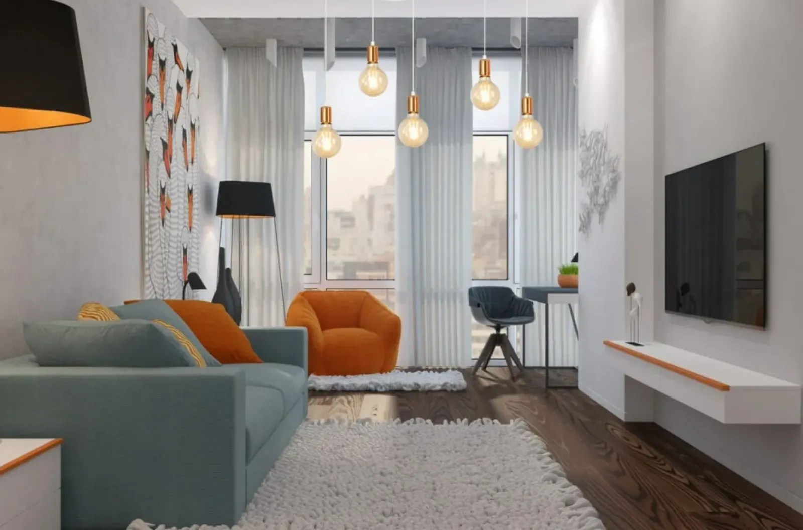 Sklep Kaja Lampa wisząca z miedzianymi gwintami 447/5 | Kaja Oświetlenie Flash Sale