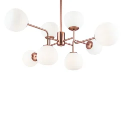 Sklep Kaja Lampa wisząca z mlecznymi kloszami MOD221-PL-08-G ERICH | Kaja Flash Sale