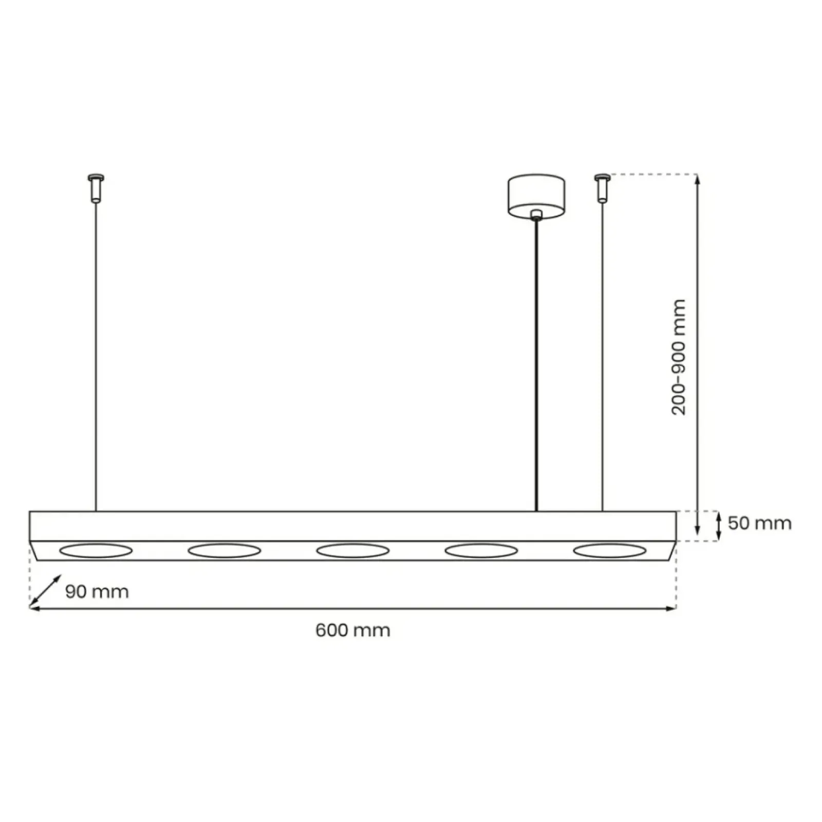 Sklep Kaja Lampa wisząca z możliwością zmiany wysokości MLP8834 z serii ALEXANDER | Kaja Oś Shop