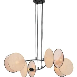 Sklep Kaja Lampa wisząca z naturalnymi abażurami 1328/4 MOTIF | Kaja Oświetlenie Cheap