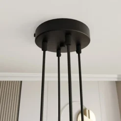 Sklep Kaja Lampa wisząca z naturalnymi abażurami 1328/4 MOTIF | Kaja Oświetlenie Cheap