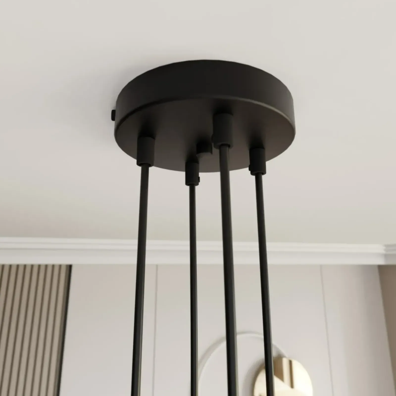 Sklep Kaja Lampa wisząca z naturalnymi abażurami 1328/4 MOTIF | Kaja Oświetlenie Cheap