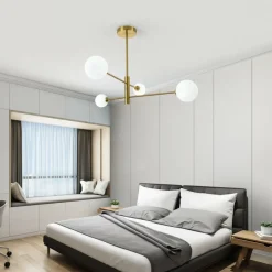 Sklep Kaja Lampa wisząca z obrotowymi ramionami LP-002/4P DORADO | Kaja Fashion