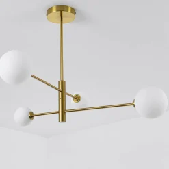 Sklep Kaja Lampa wisząca z obrotowymi ramionami LP-002/4P DORADO | Kaja Fashion