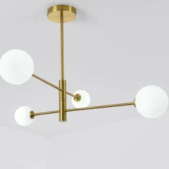 Sklep Kaja Lampa wisząca z obrotowymi ramionami LP-002/4P DORADO | Kaja Fashion