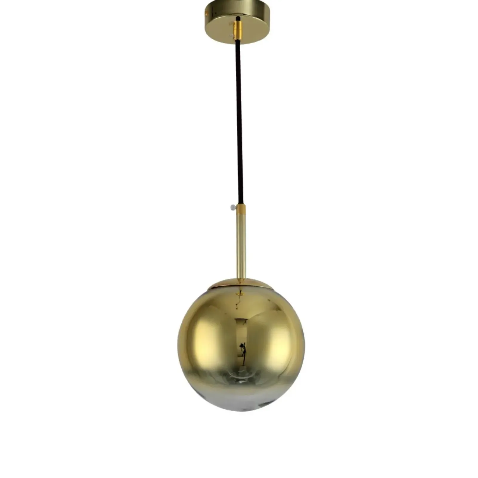 Sklep Kaja Lampa wisząca z okrągłym, złotym kloszem LP-2844/1P S GD z serii PALLA Discount