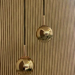 Sklep Kaja Lampa wisząca z okrągłym, złotym kloszem LP-2844/1P S GD z serii PALLA Discount