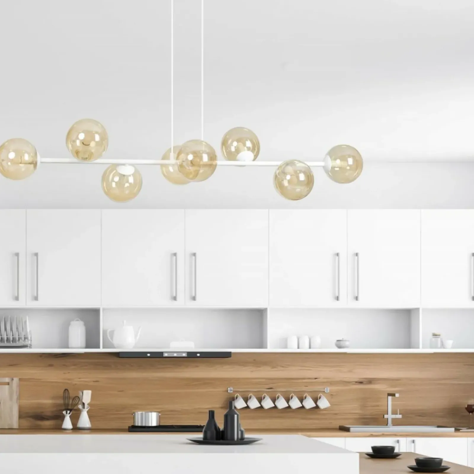 Sklep Kaja Lampa wisząca z ośmioma źródłami światła 879/8 | Kaja Oświetlenie New
