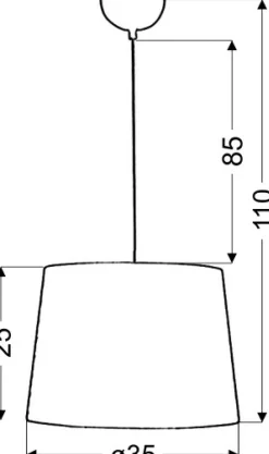 Sklep Kaja Lampa wisząca z ozdobnym abażurem 31-49131 ORLANDO | Kaja Oświetlenie biały Outlet