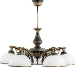 Sklep Kaja Lampa wisząca z pięcioma kloszami O3165 W5 PAT z serii HERMES | Kaja* Randole Tradycyjne