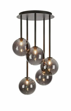 Sklep Kaja Lampa wisząca z pięcioma kulistymi kloszami 108111 | Kaja Oświetlenie Store