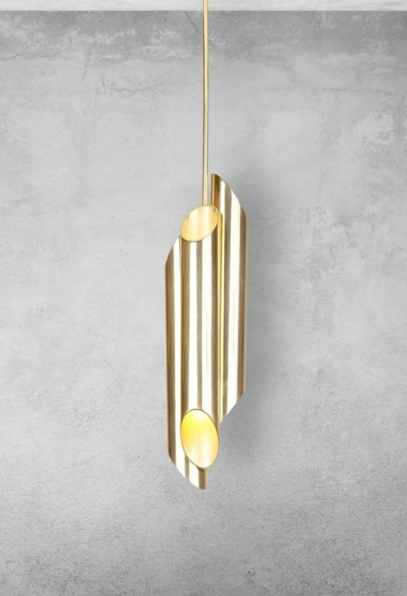 Sklep Kaja Lampa wisząca z połączonymi, złotymi tubami MZ5014 LIBRA | Kaja Discount