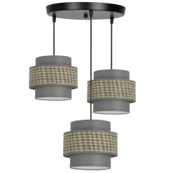 Sklep Kaja Lampa wisząca z podwójnymi abażurami 33-25470 LUCCIA | Kaja Discount