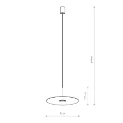 Sklep Kaja Lampa wisząca z pojedynczym światłem 11412 SIMONE | Kaja Oświetlenie Store