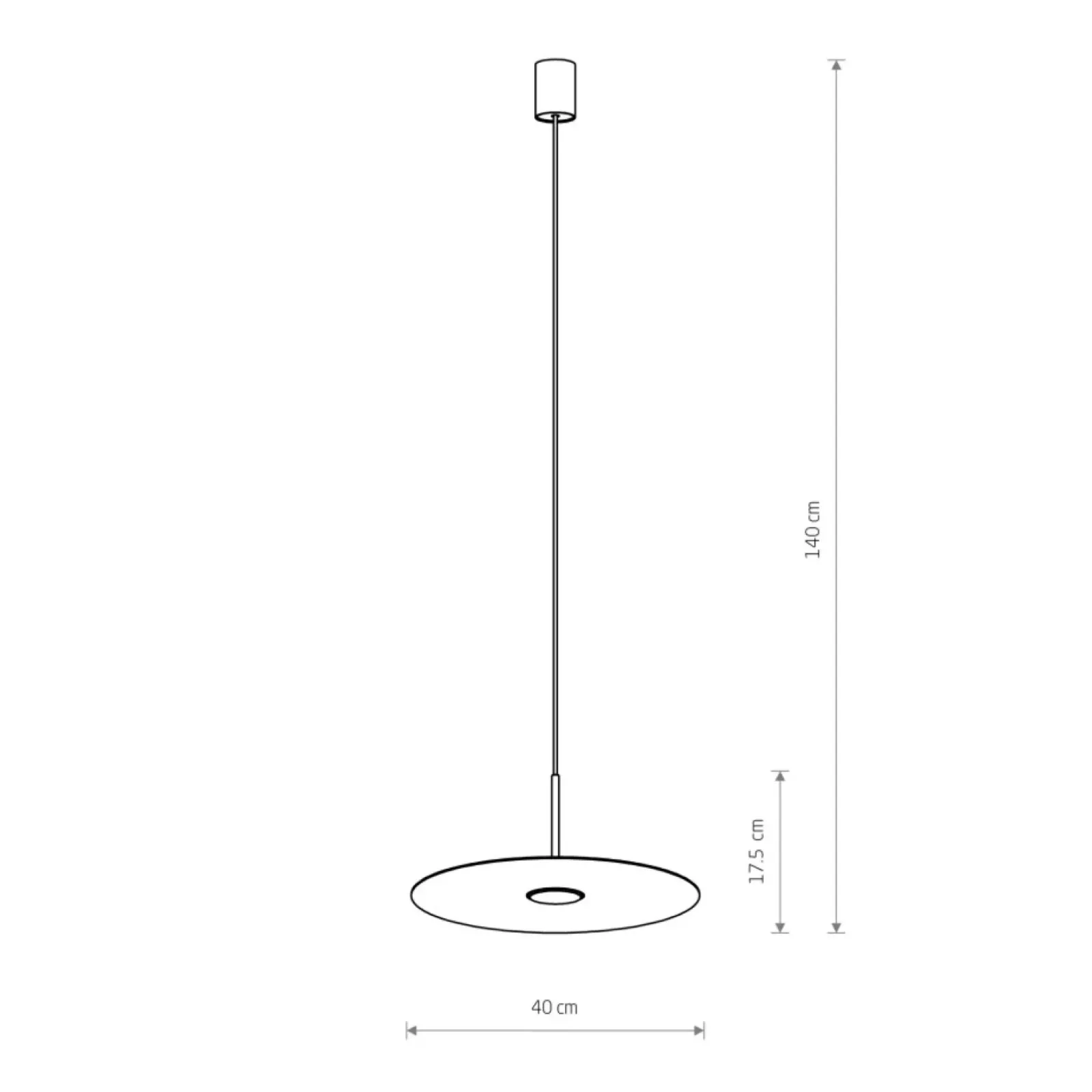 Sklep Kaja Lampa wisząca z pojedynczym światłem 11412 SIMONE | Kaja Oświetlenie Store