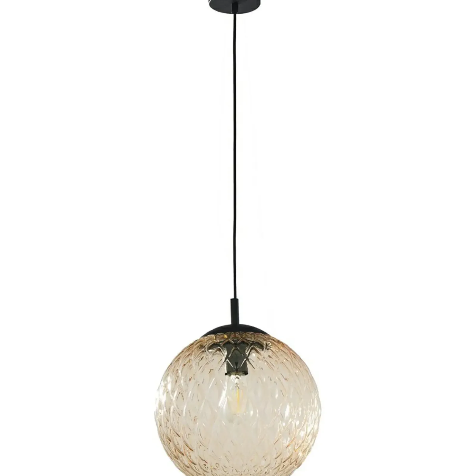 Sklep Kaja Lampa wisząca z pomarańczowym kloszem ø30 E27 TK 6345 z serii CADIX Shop