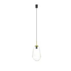 Sklep Kaja Lampa wisząca z przezroczystym szklanym kloszem 8672 | Kaja transparentny Flash Sale