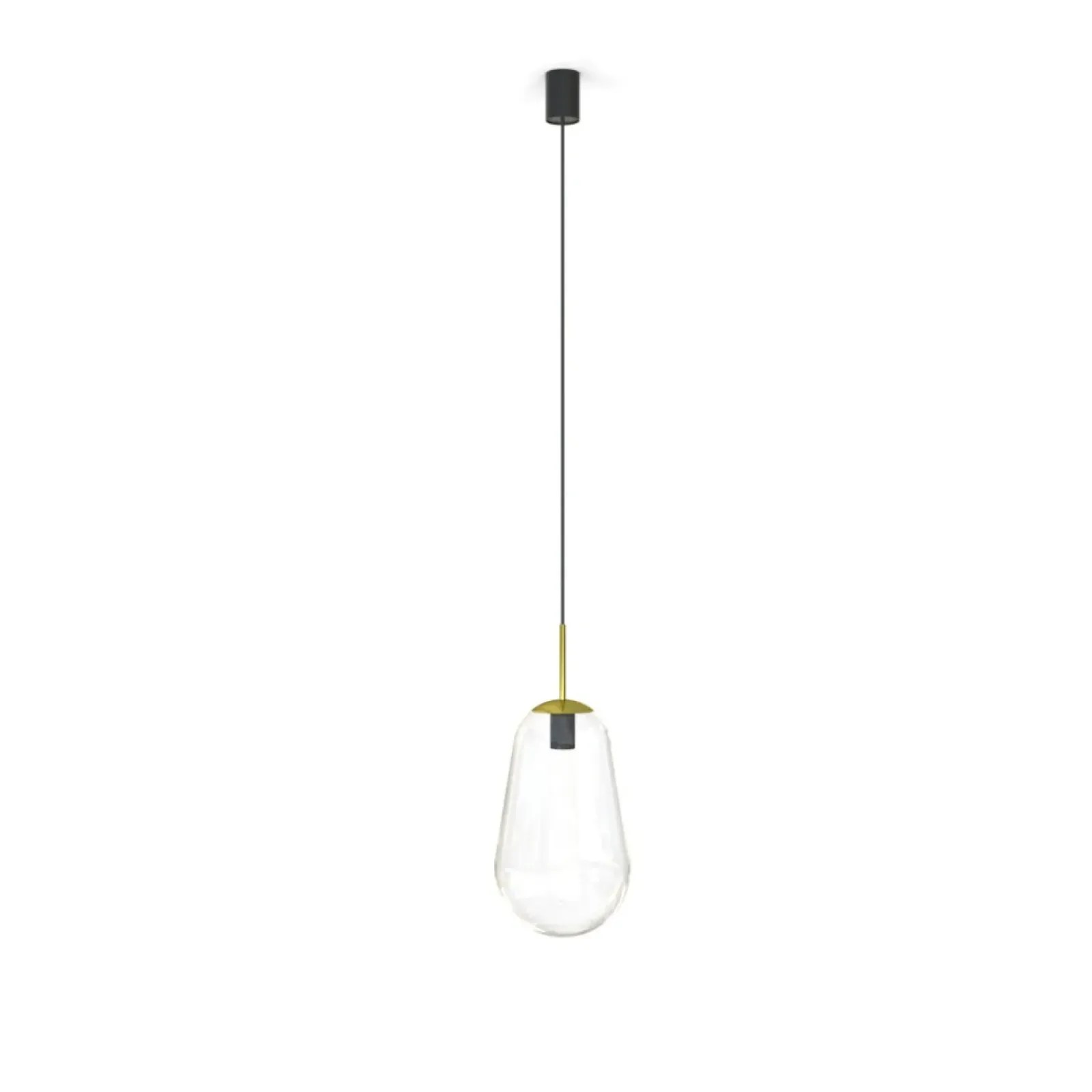 Sklep Kaja Lampa wisząca z przezroczystym szklanym kloszem 8672 | Kaja transparentny Flash Sale