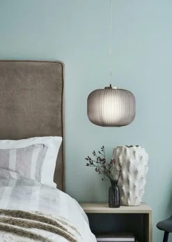 Sklep Kaja Lampa wisząca z przydymionym kloszem 107919 | Kaja Oświetlenie Best Sale