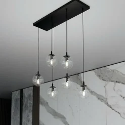 Sklep Kaja Lampa wisząca z regulacją wysokości kloszy 711/6 | Kaja Oświetlenie Shop