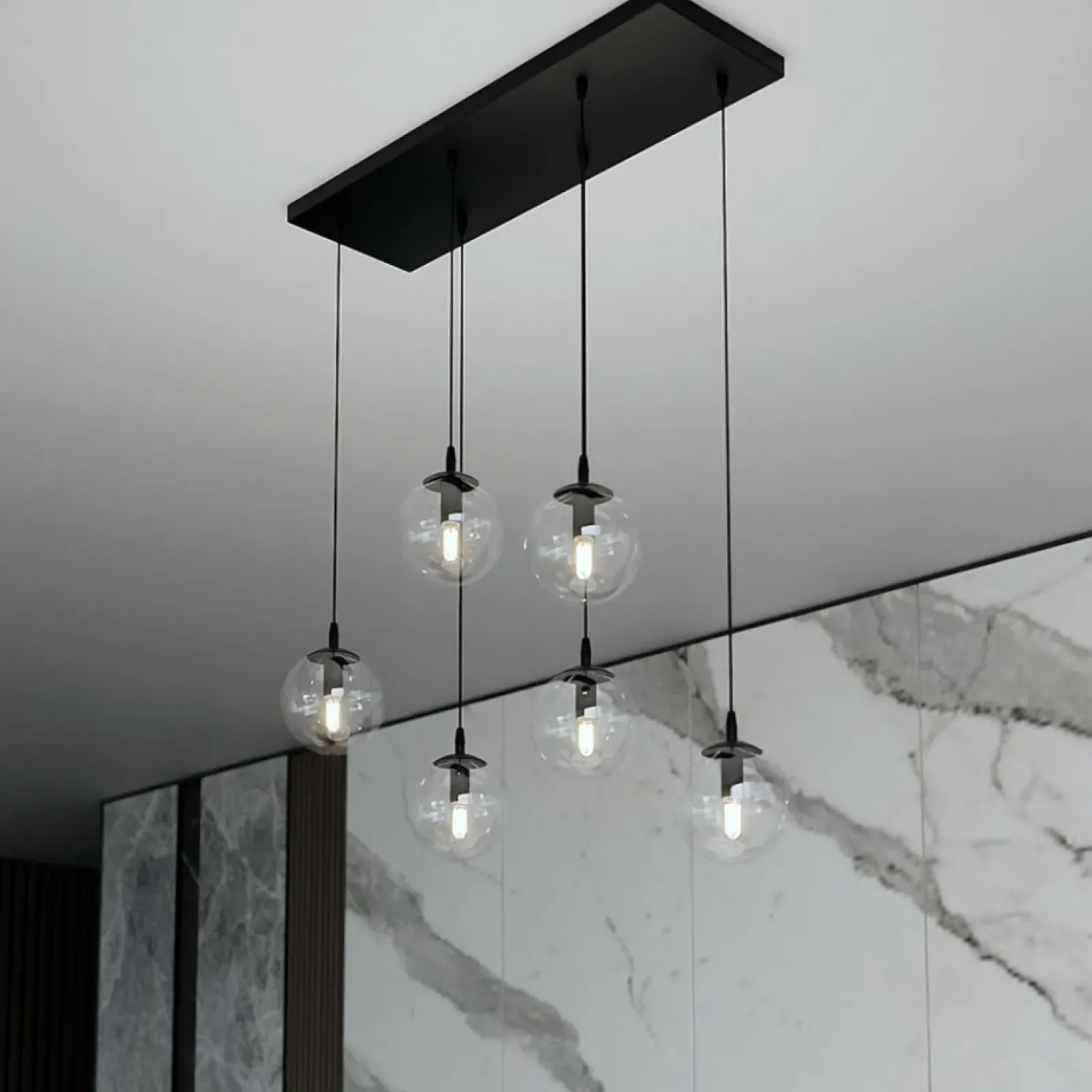 Sklep Kaja Lampa wisząca z regulacją wysokości kloszy 711/6 | Kaja Oświetlenie Shop