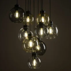 Sklep Kaja Lampa wisząca z różnokolorowymi kloszami TK 10247 CUBUS MIX | Kaja Cheap