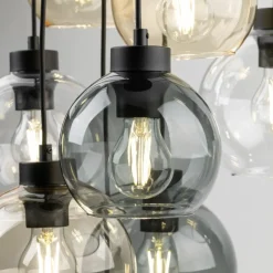 Sklep Kaja Lampa wisząca z różnokolorowymi kloszami TK 10247 CUBUS MIX | Kaja Cheap
