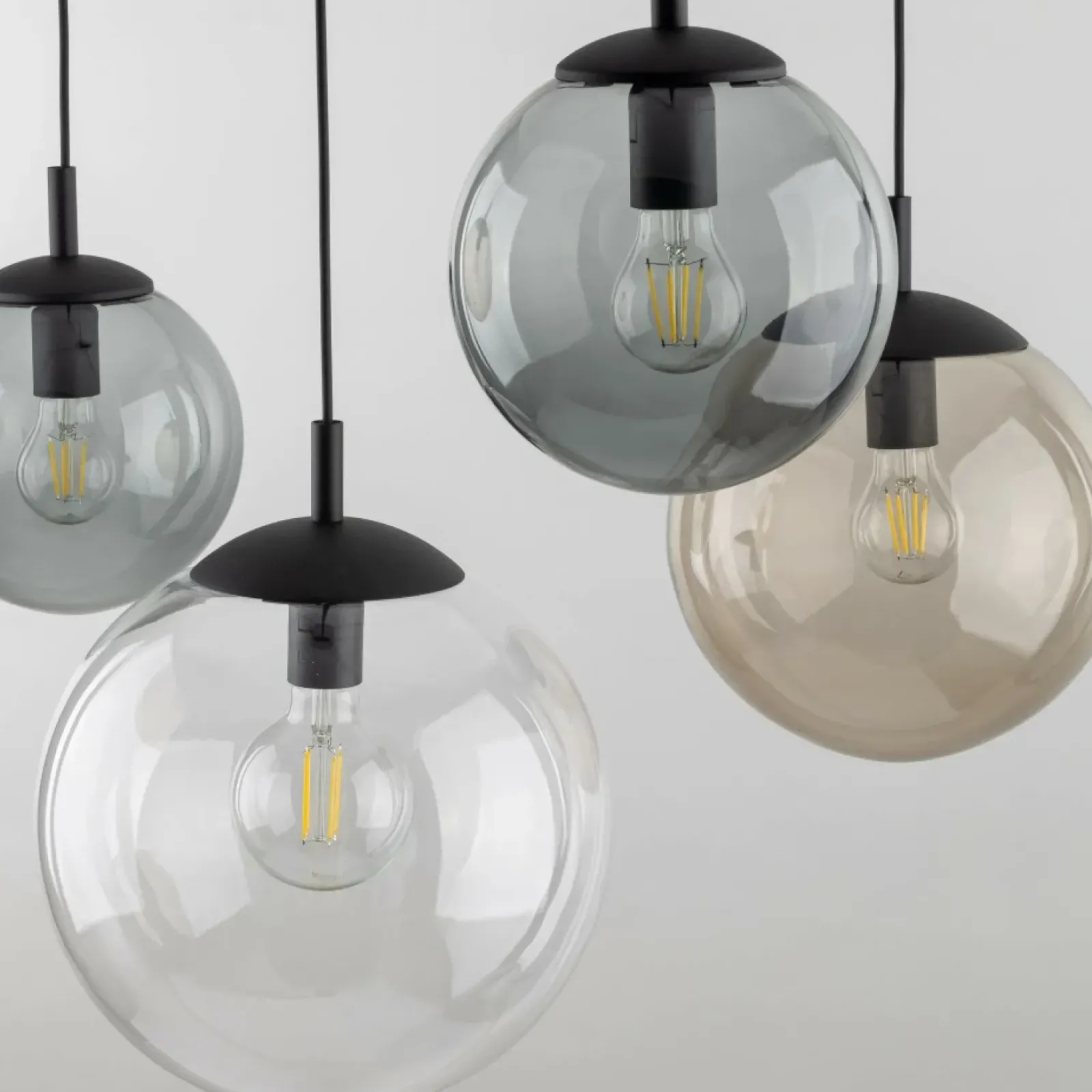 Sklep Kaja Lampa wisząca z różnokolorowymi kloszami TK 4796 ESME | Kaja Sale