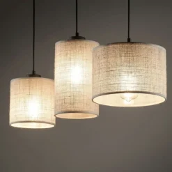 Sklep Kaja Lampa wisząca z różnymi abażurami, nad stół TK 4954 JUTA | Kaja Online