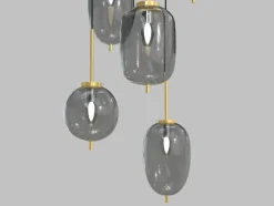 Sklep Kaja Lampa wisząca z różnymi kloszami WF 5007-502 BELLEVILLE | Kaja Best Sale