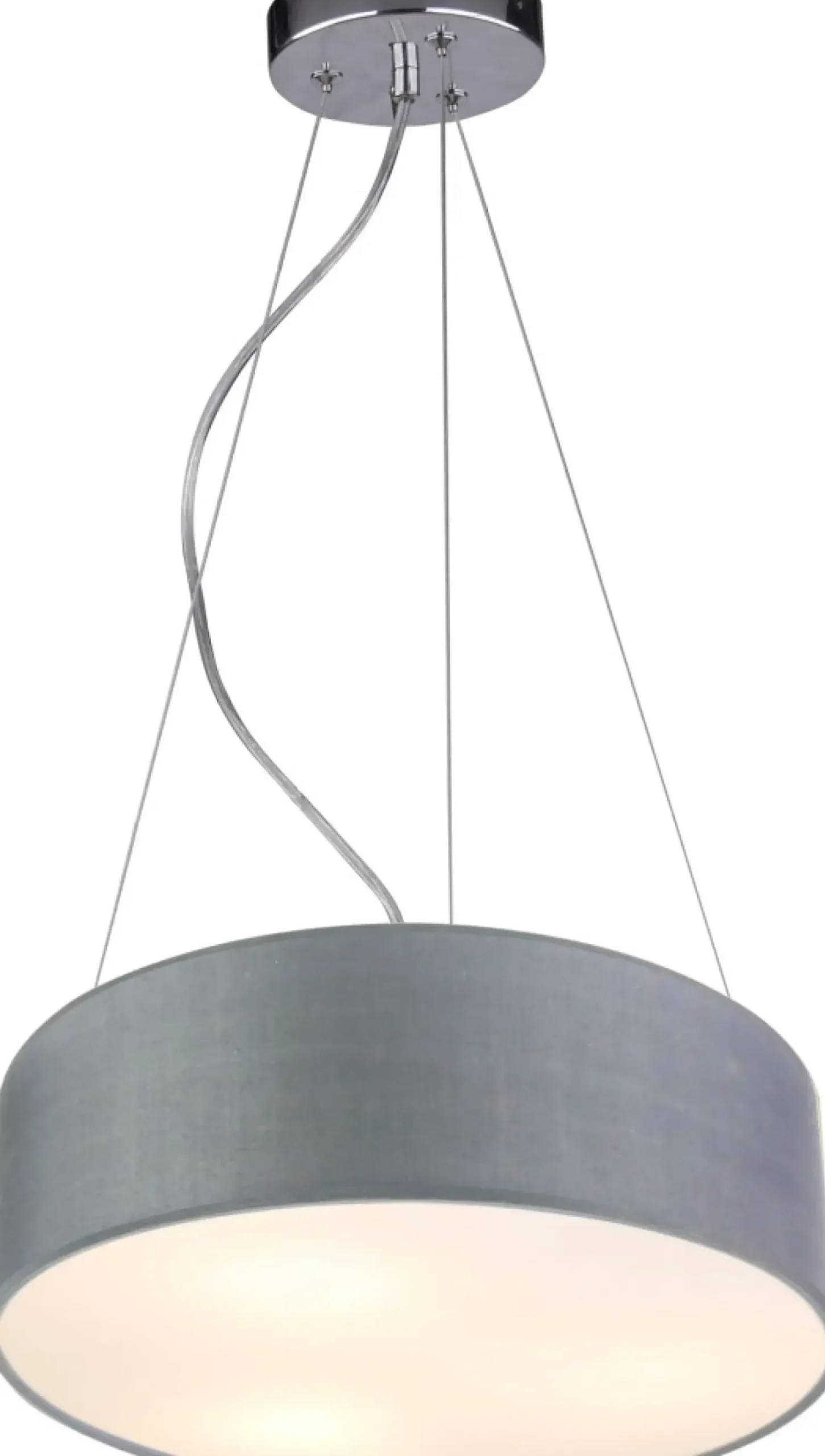 Sklep Kaja Lampa wisząca z szarym abażurem ⌀40 31-67722 KIOTO | Kaja Oświetlenie jasnoszary Outlet