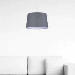 Sklep Kaja Lampa wisząca z m abażurem K-4370 REMI GRAY | Kaja Oświetlenie szary Shop