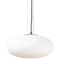 Sklep Kaja Lampa wisząca z szerokim, białym kloszem ZM 1181 OMI | Kaja Clearance