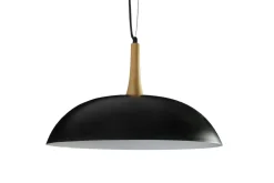 Sklep Kaja Lampa wisząca z szerokim, m kloszem AZ1335 PERUGIA | Kaja czarny Flash Sale
