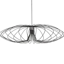 Sklep Kaja Lampa wisząca z szerokim kloszem K-3408 TIZI | Kaja Oświetlenie czarny Store