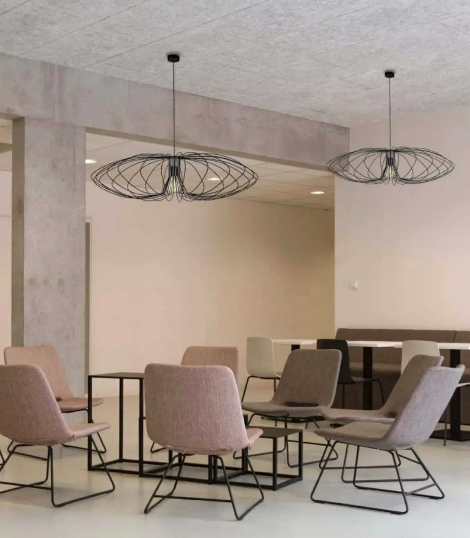 Sklep Kaja Lampa wisząca z szerokim kloszem K-3408 TIZI | Kaja Oświetlenie czarny Store
