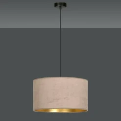 Sklep Kaja Lampa wisząca z szerokim, różowym abażurem 1053/1 HILDE | Kaja Best Sale
