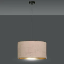 Sklep Kaja Lampa wisząca z szerokim, różowym abażurem 1053/1 HILDE | Kaja Best Sale