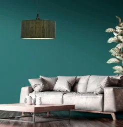 Sklep Kaja Lampa wisząca z szerokim, zielonym abażurem 31-19653 PATTI | Kaja* Żyrandole Z Abażurem