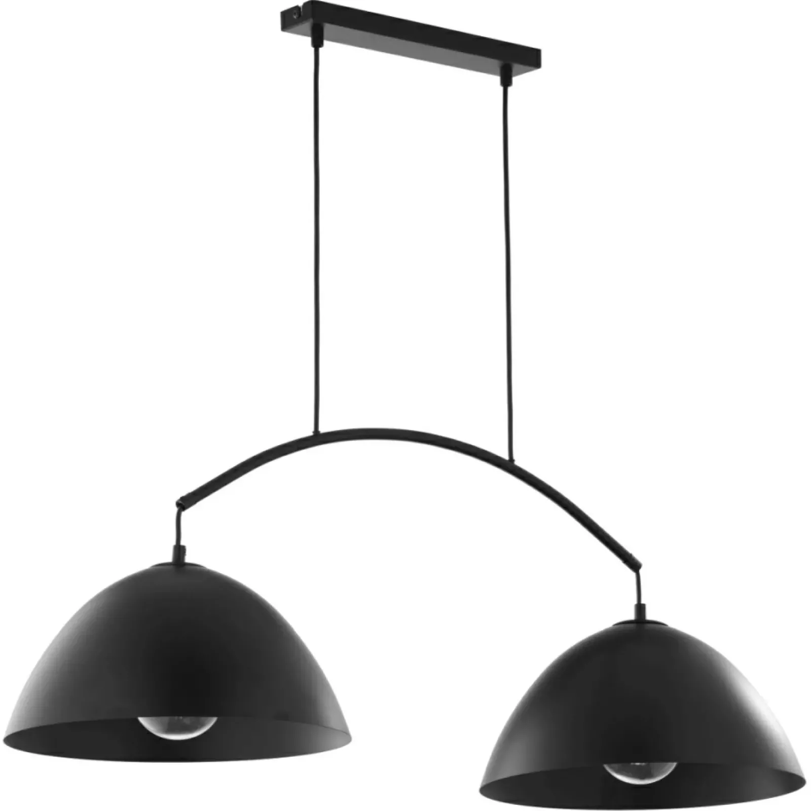 Sklep Kaja Lampa wisząca z szerokimi kloszami TK 6008 FARO NEW | Kaja Oświetlenie czarny Clearance