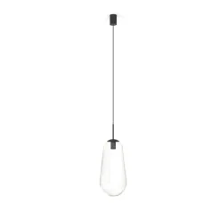 Sklep Kaja Lampa wisząca z m kloszem 7797 | Kaja Oświetlenie transparentny Outlet