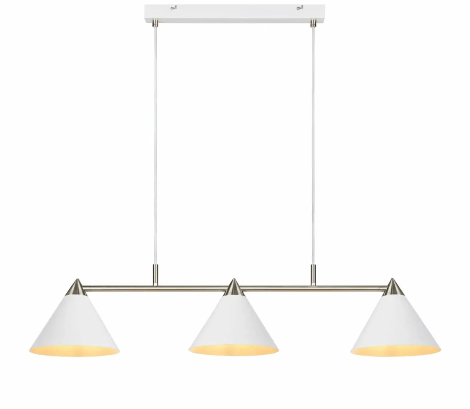Sklep Kaja Lampa wisząca z trzema kloszami na linkach 108075 | Kaja Oświetlenie Shop