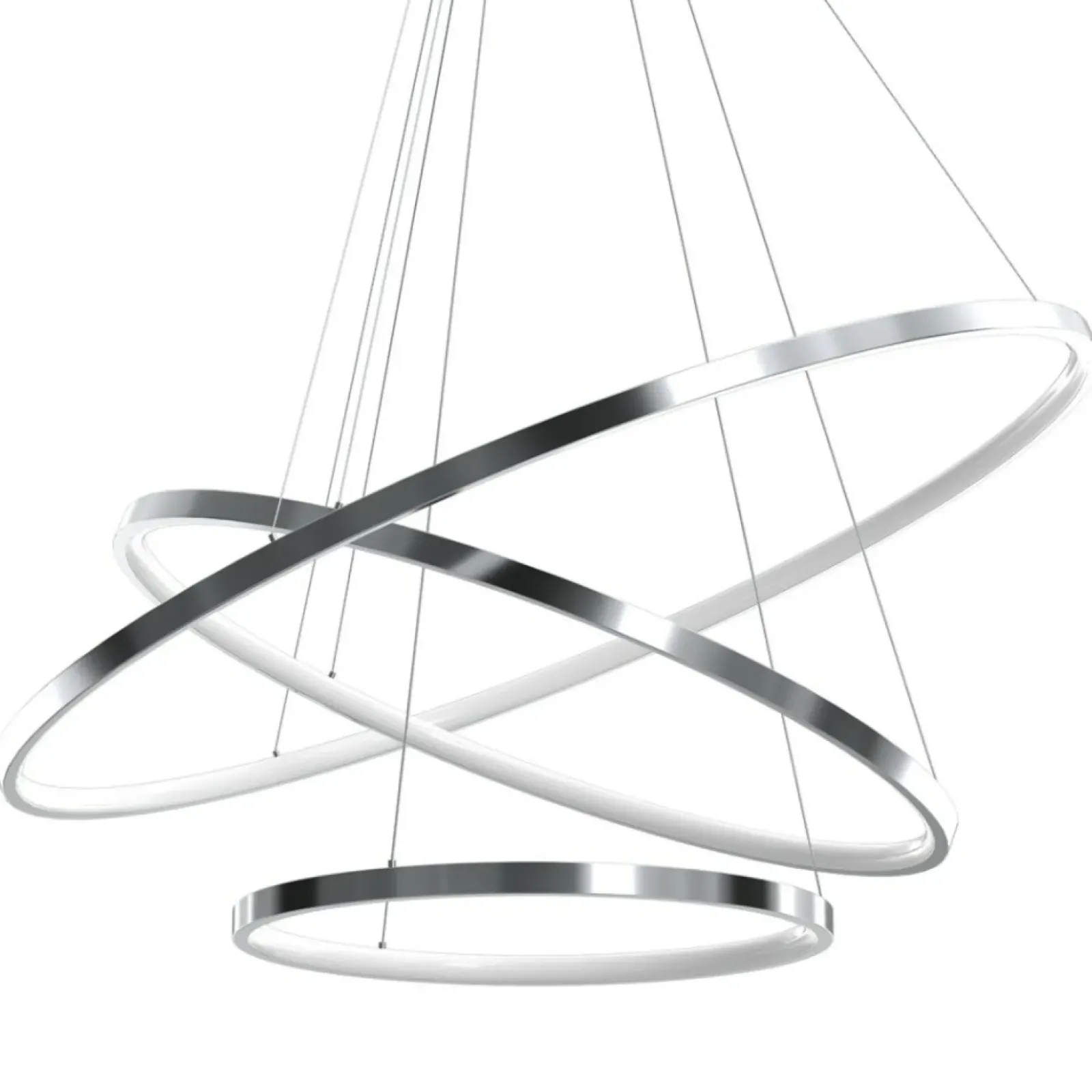 Sklep Kaja Lampa wisząca z trzema okręgami, do salonu ML7946 z serii ROTONDA | Kaja Oświetl Hot